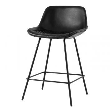 Стул полубарный Деймон экокожа черный