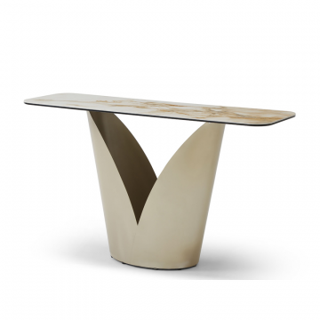 Консоль Tiffany, керамика/шампань