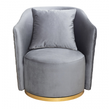 Кресло Верона(Verona/VD) вращающееся, велюр ,бирюзовый Colt1004-BIRUZ/золото 70*77*80см