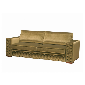 Диван прямой с раскладным механизмом Милан-пума оливковый(3 категория)