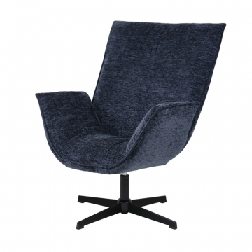 Кресло Hyfel темно-синий шенилл