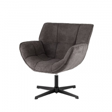 Кресло Konfele темно-серый шенилл