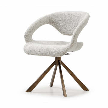 Стул Evelyn, кремовый/бронза