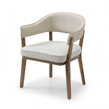 Стул Ernest, бежевый/серый/орех