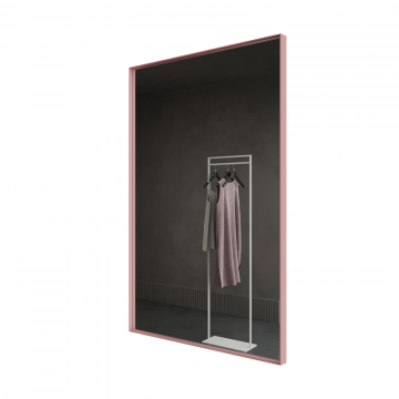 Зеркало в розовой раме HALFEO S Slim, 120 х 80 см