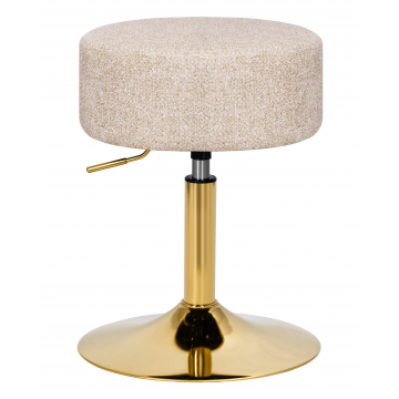 Пуф DOBRIN DANNY GOLD, бежевый твид (LEO26)