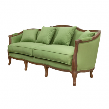 Прямой диван Darcy 3 Green