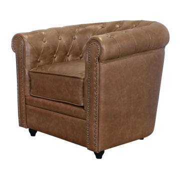 Кожаное кресло Karo Brown leather