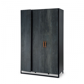 Трехдверный шкаф Dark Metal