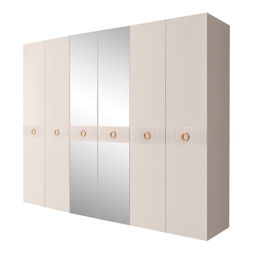 Шкаф 6-дверный Bogemia-Fillini / золото БМШ1/6 (Fi)