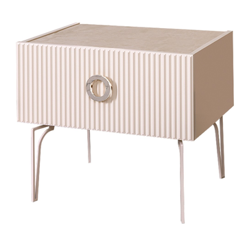 Тумба прикроватная Bogemia-Fillini / серебро БМТП-1(FI)