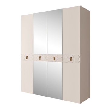 Шкаф 4-дверный Bogemia-Farfalle / золото  БМШ1/4 (Fa)