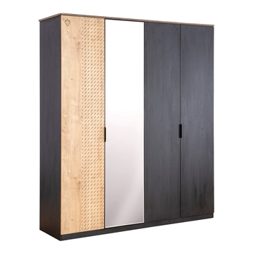 Четырехдверный шкаф Black