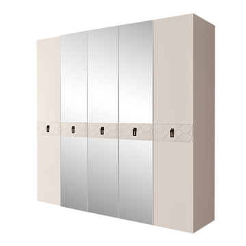 Шкаф 5-дверный Bogemia-Farfalle / черный БМШ1/5 (Fa)