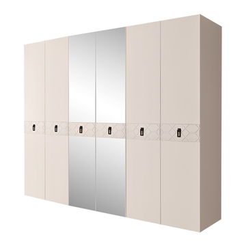 Шкаф 6-дверный Bogemia-Farfalle / черный БМШ1/6 (Fa)