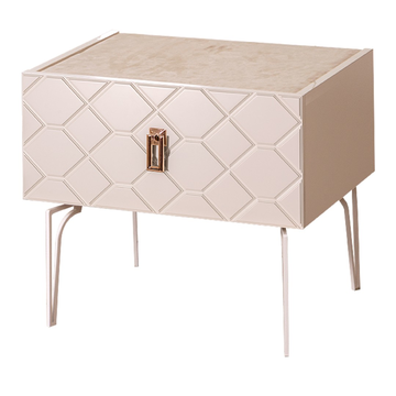 Тумба прикроватная Bogemia-Farfalle / золото БМТП-1 (Fa)