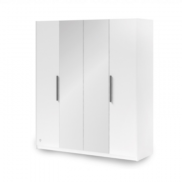 Четырехдверный шкаф White