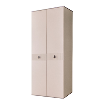 Шкаф 2-дверный Rimini Solo (слоновая кость / серебро) РМШ2/2(s)