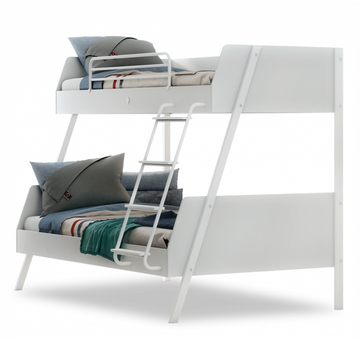 Кровать двухъярусная White 90х200, 120х200