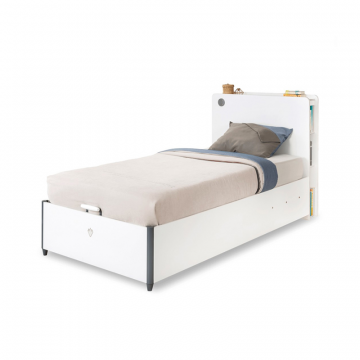 Кровать с подъемным механизмом White 100х200