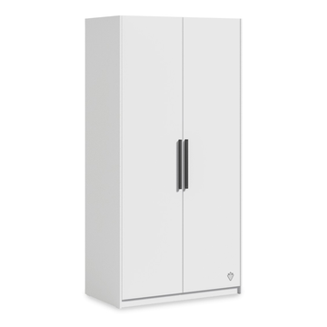 Двухдверный шкаф White