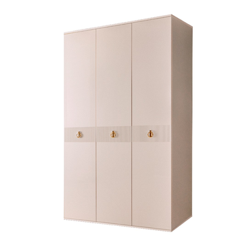 Шкаф 3-дверный Rimini Solo / (бежевый / золото) РМШ2/3(s)