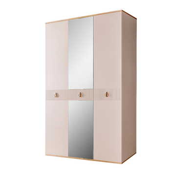 Шкаф 3-дверный Rimini Solo ( слоновая кость / золото ) РМШ1/3(s)