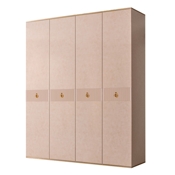 Шкаф 4-дверный Rimini Solo ( латте / золото) РМШ2/4(s)