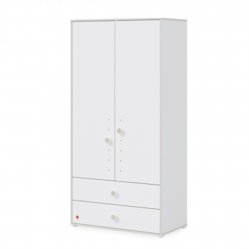 Двухдверный шкаф Montes White