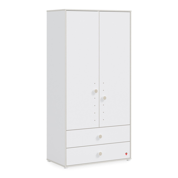 Двухдверный шкаф Montes White