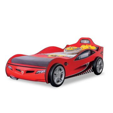Кровать машина COUPE, красный 90x190