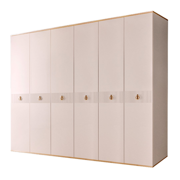 Шкаф 6-дверный Rimini Solo (слоновая кость / золото) РМШ2/6(s)