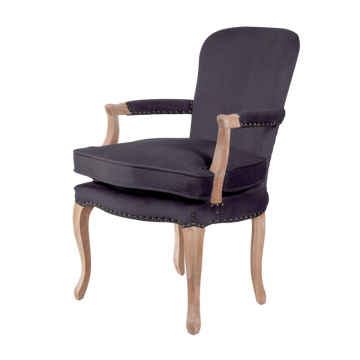 Мягкое полукресло с подлокотниками Anver Oak Black