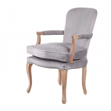 Мягкое полукресло с подлокотниками Anver Oak Grey