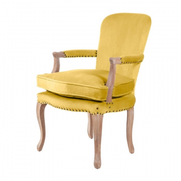 Мягкое полукресло с подлокотниками Anver Oak Yellow