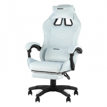 Кресло спортивное TopChairs MG-7019 велюр светло-голубой