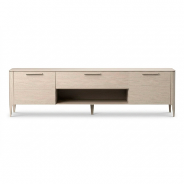 Тумба Type oak под ТВ ширина 200 см (беленый дуб)
