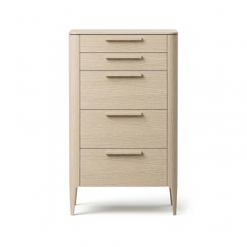 Комод Type oak высокии? 5 ящиков (беленый дуб)