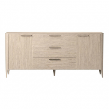Тумба Type oak 2 двери 3 ящика (беленый дуб)