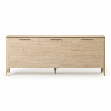 Тумба Type oak 3 двери ширина 180 см (беленый дуб)