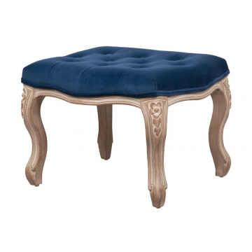 Дизайнерская банкетка Kina Velvet Blue