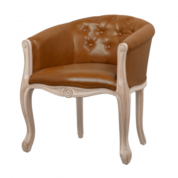 Низкое кресло ретро Kandy Brown