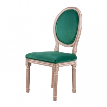 Стул с круглой спинкой Volker Oak Green V2