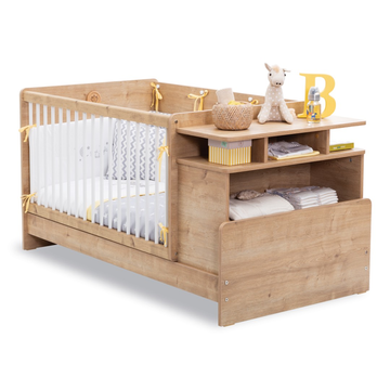 Детская кровать трансформер со столиком Mocha Baby 70x140