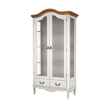 Cервант стеклянный с зеркалом 