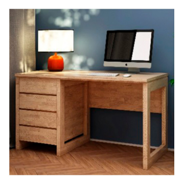 Письменный стол из массива дуба Кельн 5