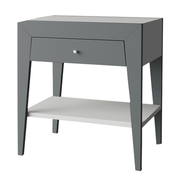 Прикроватная тумба STILL узкая, серая