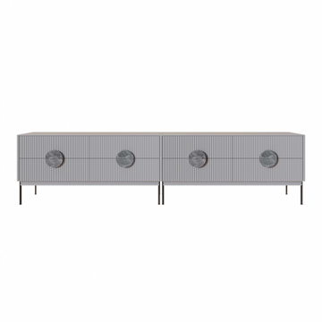 ТВ-тумба ALTO с ящиками, светло-серая