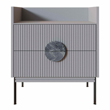 Прикроватная тумба ALTO, светло-серая