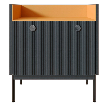 Прикроватаня тумба LOOK BLACK, серая